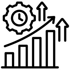 Poster - Productivity Improvement Outline Icon