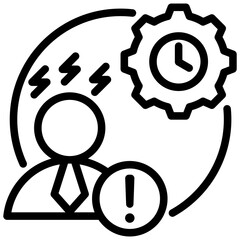 Poster - Workload Management Outline Icon