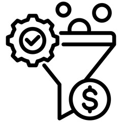 Poster - Conversion Rate Optimization Outline Icon