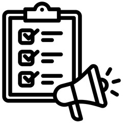 Poster - Campaign Planning Outline Icon