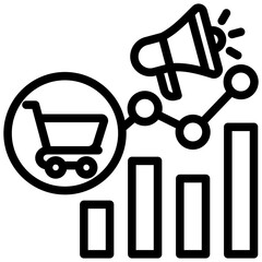 Poster - Market Trend Outline Icon