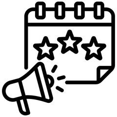 Poster - Event Marketing Outline Icon