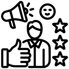 Poster - Experiential Marketing Outline Icon