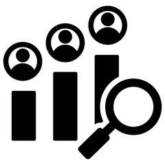 Poster - Competitive Analysis  Solid Black Icon
