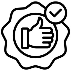 Poster - Quality Assurance Outline Icon