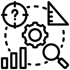 Poster - Six Sigma  Outline Icon