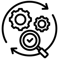 Poster - Process Audit Outline Icon