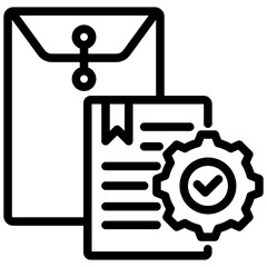 Poster - Process Documentation Outline Icon