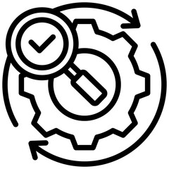 Poster - Process Control Outline Icon
