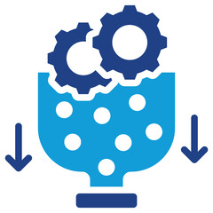 Poster - Bottleneck Analysis Dual Tone Icon