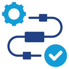 Poster - Task Sequencing Dual Tone Icon
