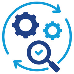 Poster - Process Audit Dual Tone Icon