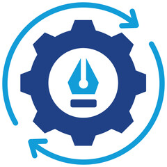 Poster - Process Design Dual Tone Icon