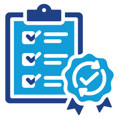Poster - Process Standardization Dual Tone Icon