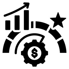 Poster - Performance Measurement Solid Black Icon