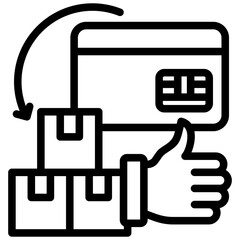 Poster - Purchase Approval Outline Icon