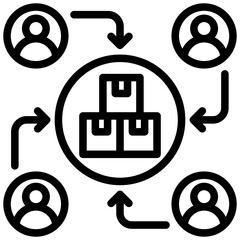 Poster - Supplier Diversity Outline Icon