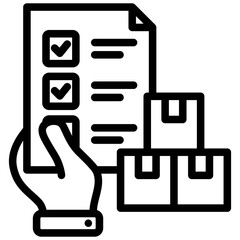 Poster - Procurement Documentation Outline Icon