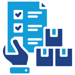 Poster - Procurement Documentation Dual Tone Icon