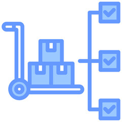 Poster - Procurement Compliance Lineal Blue Icon