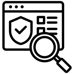 Poster - Quality Assurance Testing Outline Icon