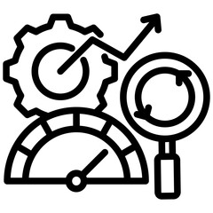 Poster - Six Sigma  Outline Icon