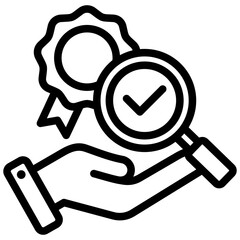 Poster - Quality Tracking Outline Icon
