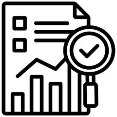 Poster - Auditing Outline Icon