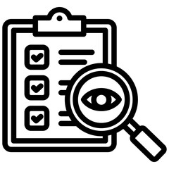 Poster - Inspection Standard  Outline Icon