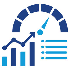 Poster - Performance Metrics Dual Tone Icon