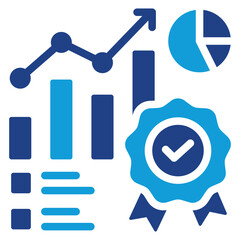 Poster - Quality Metrics Dual Tone Icon