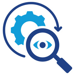 Poster - Inspection Process  Dual Tone Icon