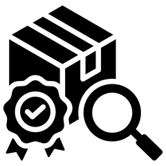 Aufkleber - Quality Control Solid Black Icon
