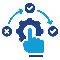 Poster - Corrective Action Dual Tone Icon