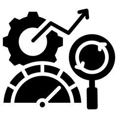 Poster - Six Sigma  Solid Black Icon