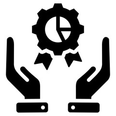 Aufkleber - Lean Quality Solid Black Icon