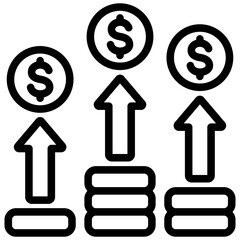 Poster - Competitive Advantage Outline Icon