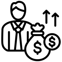 Poster - Cost Leadership Outline Icon