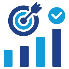 Poster - Business Goal Dual Tone Icon