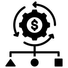 Poster - Business Model Solid Black Icon
