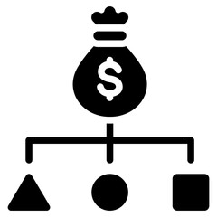 Poster - Diversification Solid Black Icon