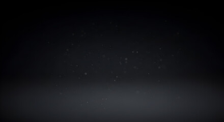 Poster - Abstract Dark Background With Floating Dust Particles And Subtle Lighting