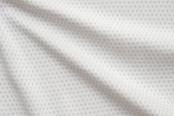 White sports clothing fabric football shirt jersey texture abstract background