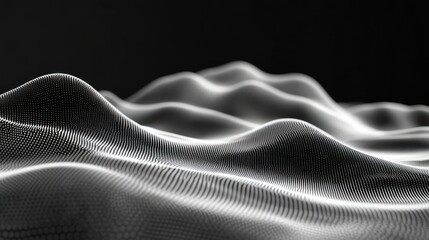 Fototapete - Abstract Digital Landscape (2)