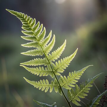 green fern leaf