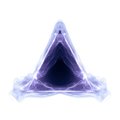 Wall Mural - abstract triangular light formation mystical energy vortex