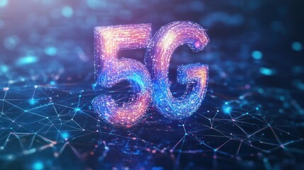 Poster - 5G Network Visualization: A futuristic representation of next-generation connectivity