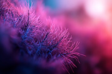 Aufkleber - Detailed neuron connections glow softly in vibrant blue colors, set against a dark gradient background. Contains ample copy space for creative applications