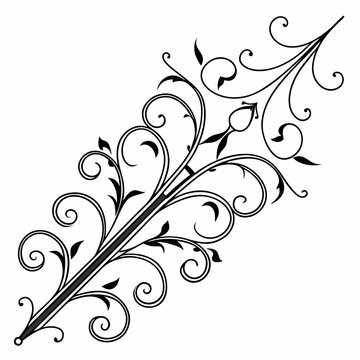 Ornate-flourish-lines   borders perfect for elegant designs, prints, and digital artwork.