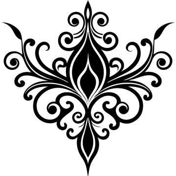 Ornate-flourish-lines   borders perfect for elegant designs, prints, and digital artwork.